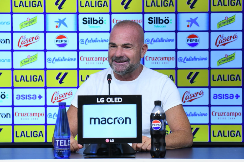 Paco López, en rueda de prensa