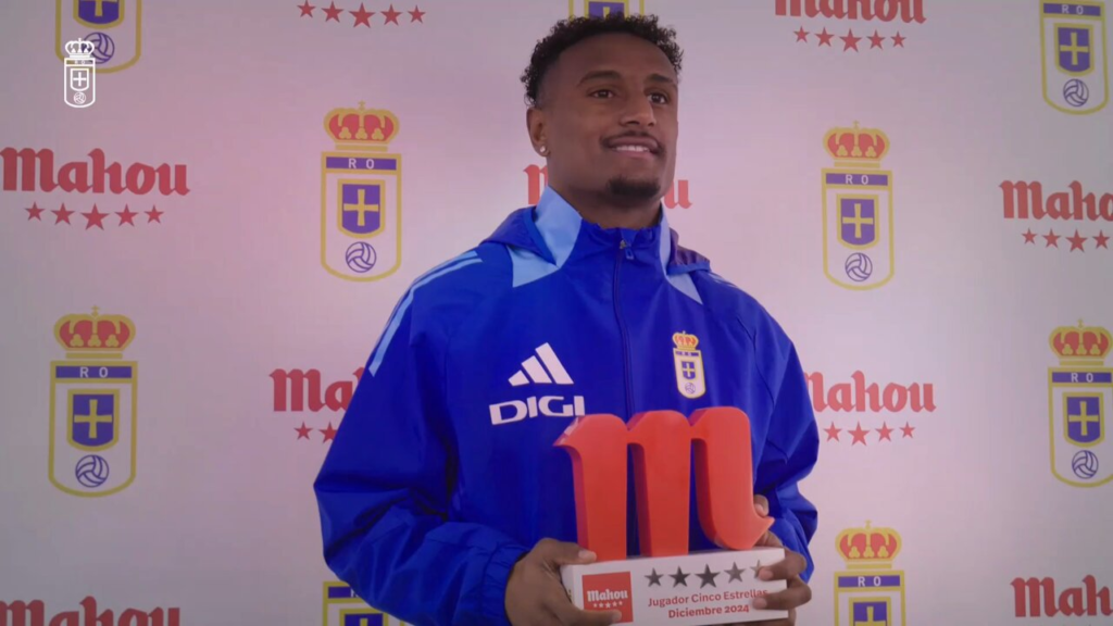 Haissem Hassan, uno de los destacados en el Real Oviedo