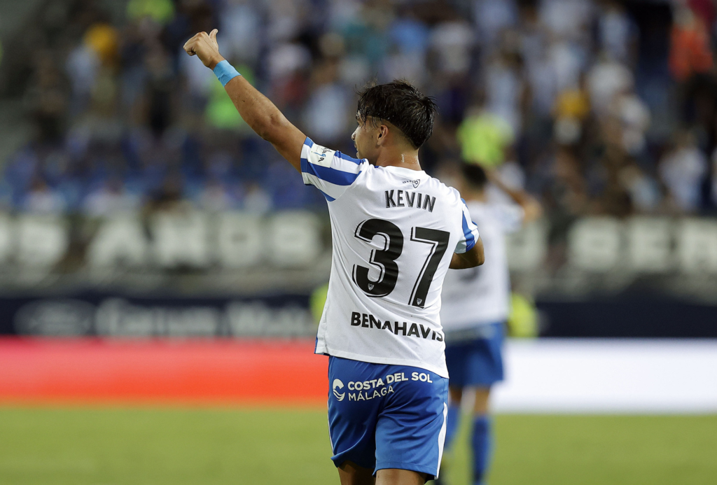 Kevin Medina, una de las joyas del Málaga que acaba contrato