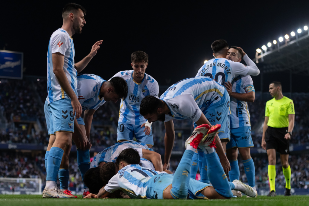 El Málaga celebra su segunda victoria consecutiva