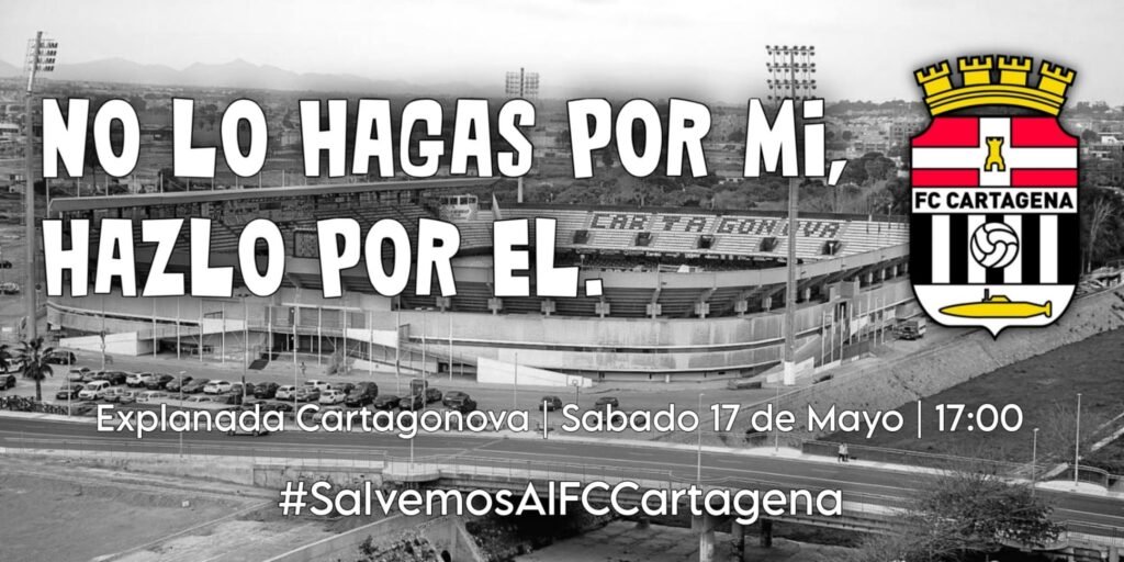 Concentración convocada por la Federación de Peñas del Cartagena