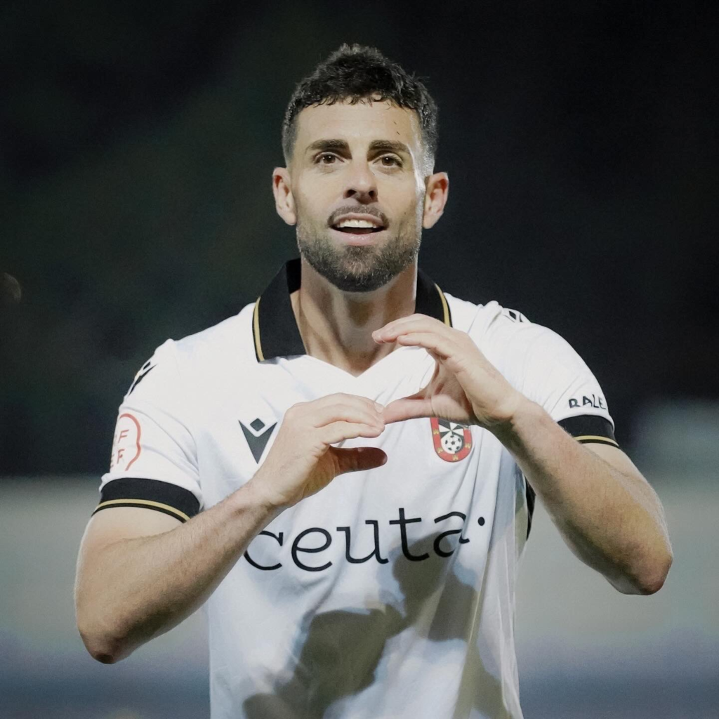 Rodri Ríos es uno de los jugadores con contrato en el Ceuta y experiencia en Segunda