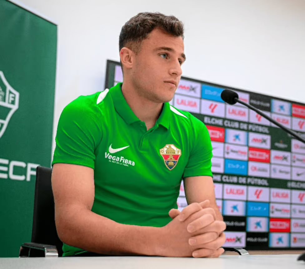 Germán Valera no podrá ayudar al Elche ante el Málaga