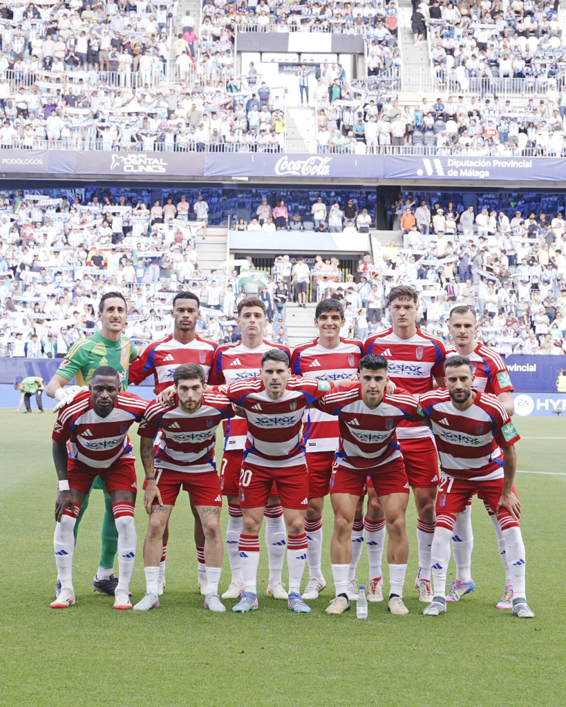 El once del Granada ante el Málaga