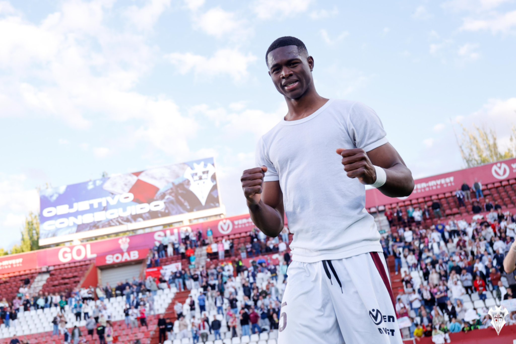 Kofane fue el gran protagonista en la victoria del Albacete sobre el Huesca