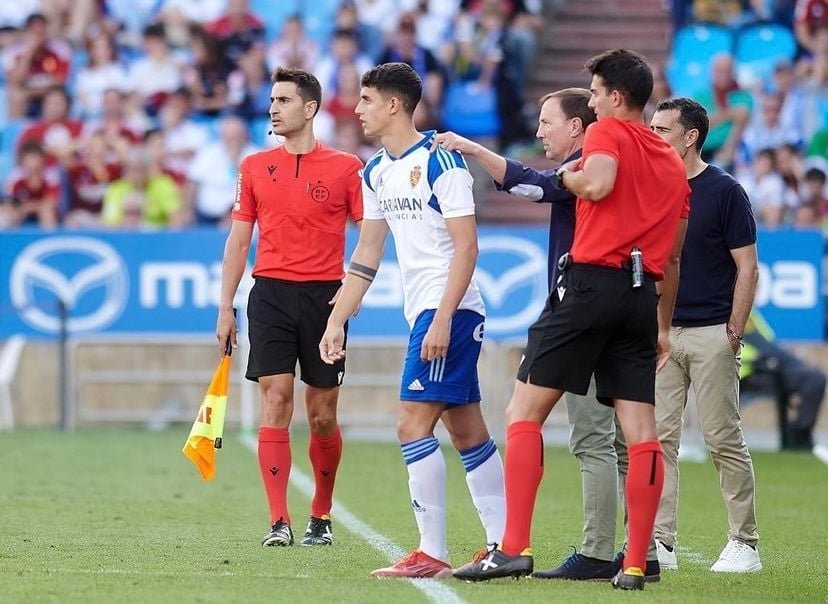 Marcos Luna será baja en el Zaragoza