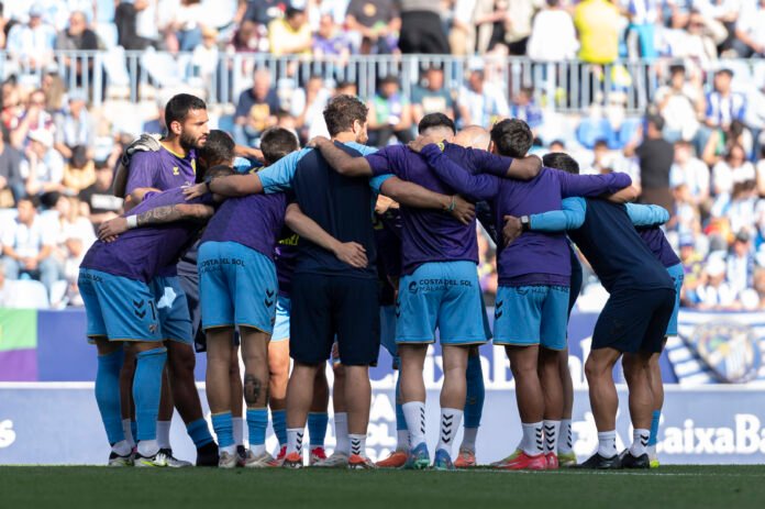 Jugadores del Málaga CF.