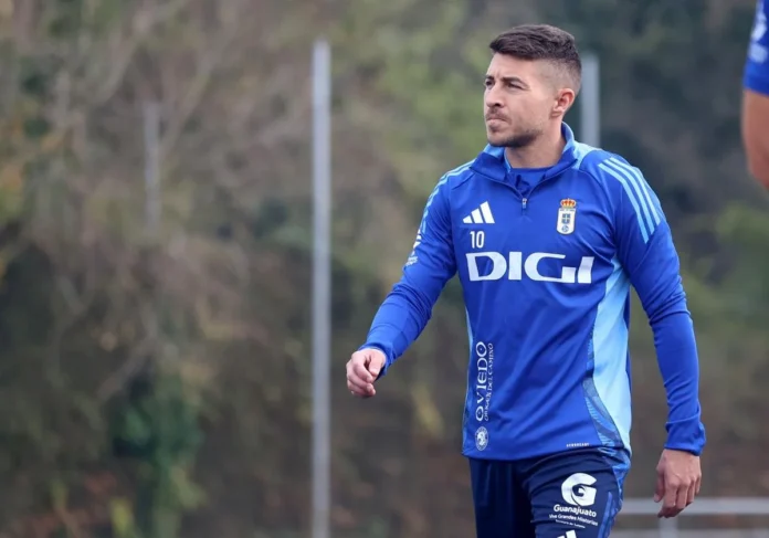 Portillo, con el Real Oviedo. Fuente: ElComercio