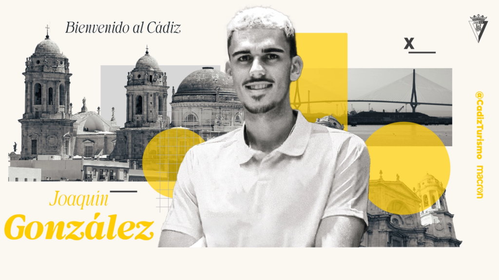 Joaquín es el tercer fichaje del Cádiz