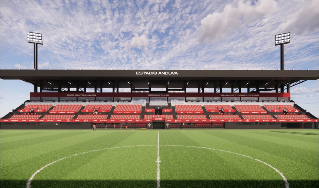 El Estadio de Anduva hará al Mirandés mudarse