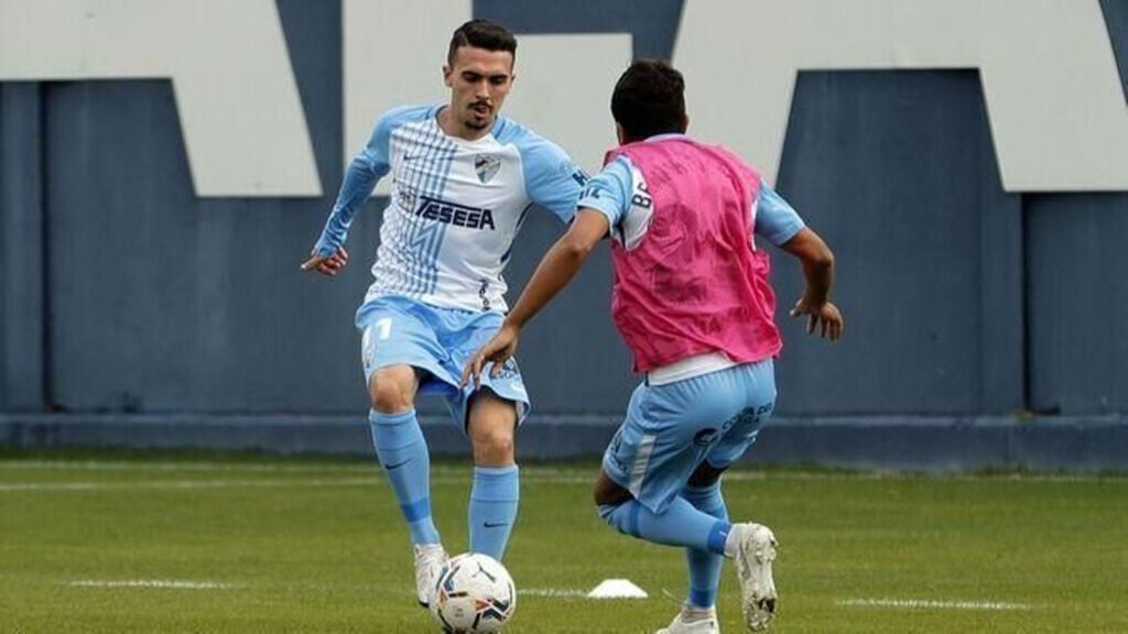 Joaquín, en su etapa en el Málaga