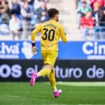 El Huesca, con la portería en cuadro 1 pereda