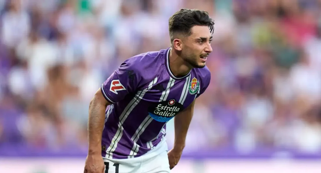 Raúl Moro, del Real Valladolid. Fuente: Getty.