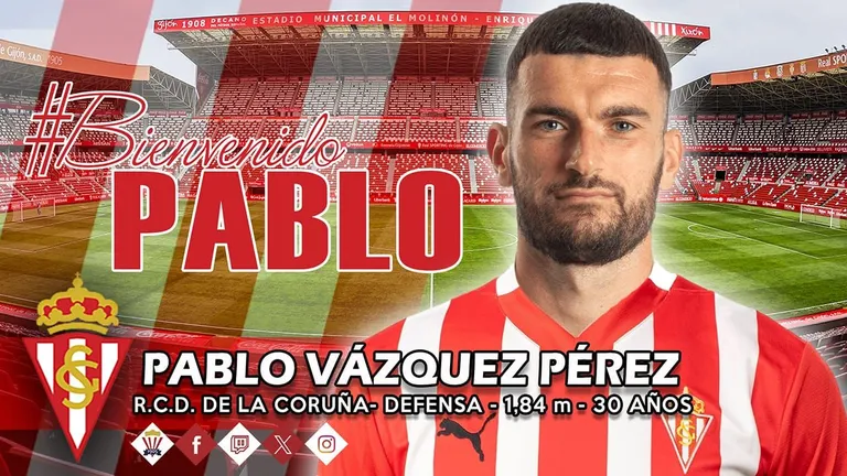 Pablo Vázquez se marcha del Dépor