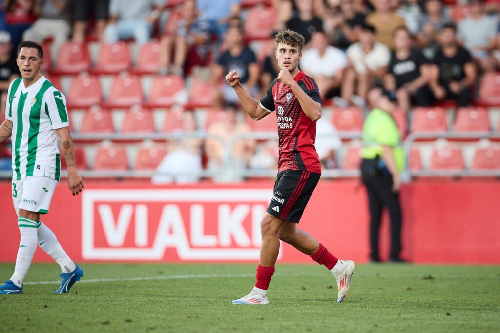 Hugo Rincón en el Mirandés