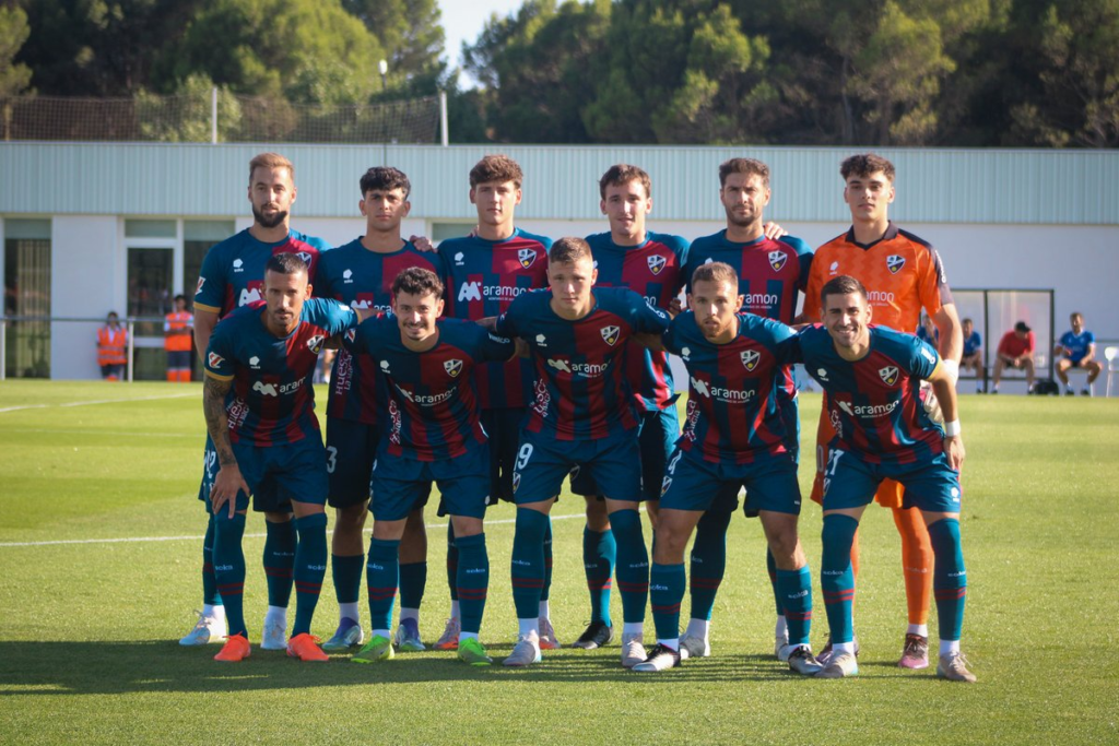 La alineación de la Sociedad Deportiva Huesca ante el Osasuna Promesas