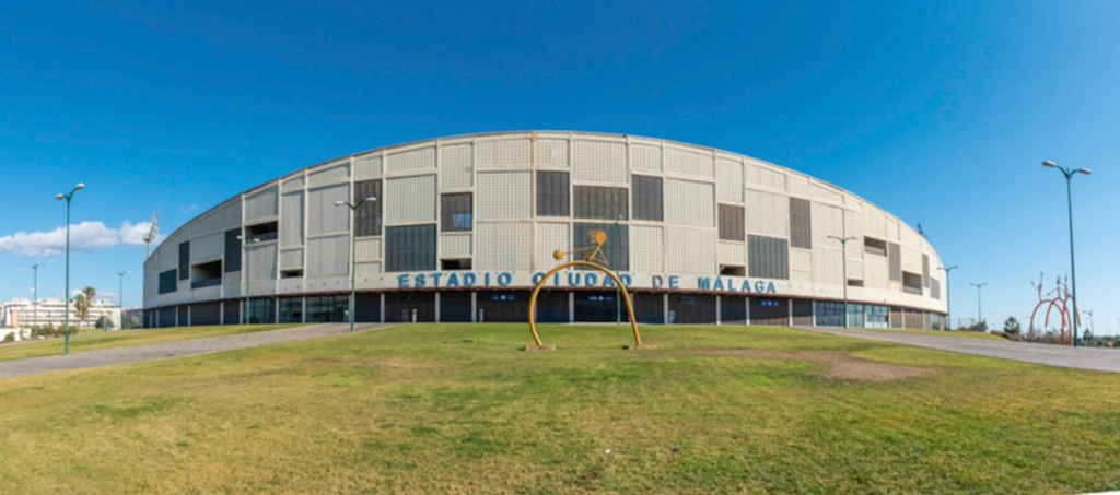 El Estadio Ciudad de Málaga donde jugaría el Málaga