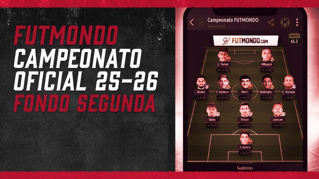 Muchos premios en el Campeonato Oficial de Fondo Segunda en Futmondo 25-26
