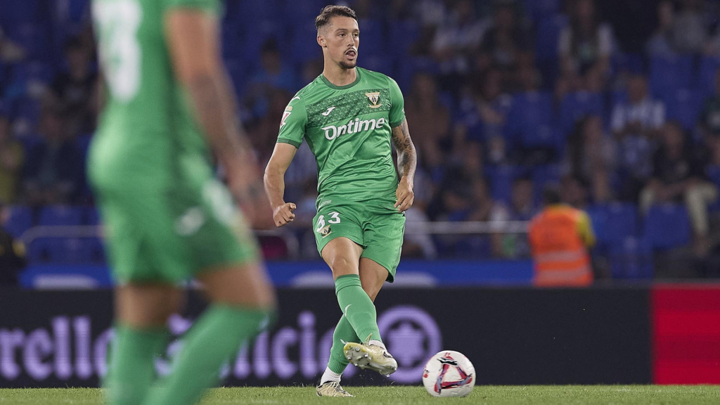 Lalo Aguilar con el Leganés