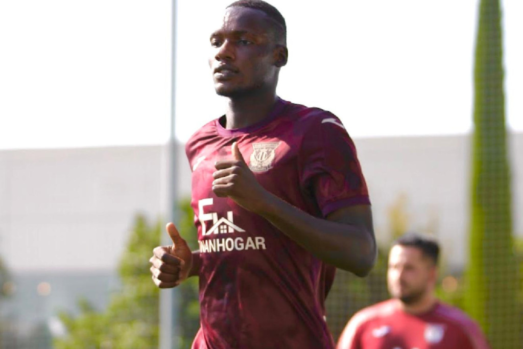 Sekou con el Leganés