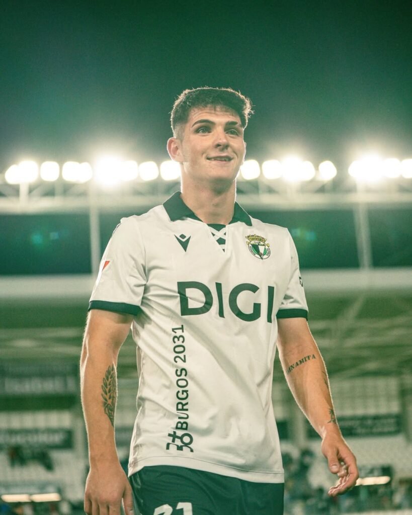 Fermín García debutó con éxito en el Burgos