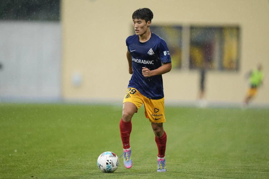 Min-su Kim es uno de los fichajes del FC Andorra
