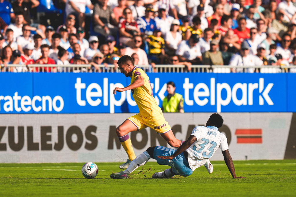 El Real Valladolid cedió su promer gol en Zaragoza