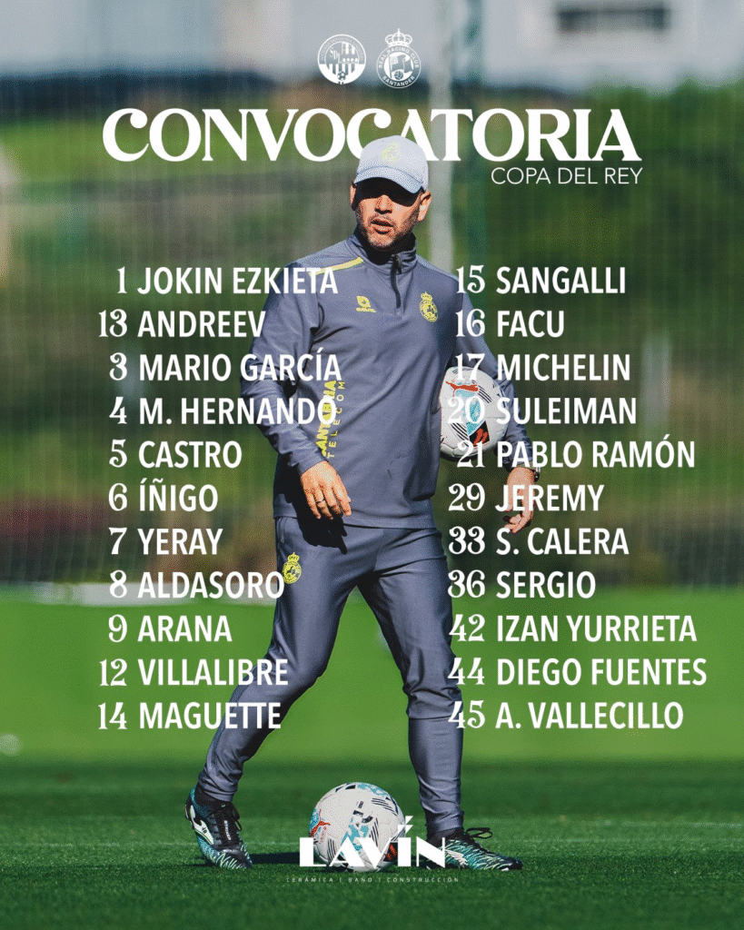 El Racing alcanza ya las 9 este año 1 El Racing va a rotar en Copa