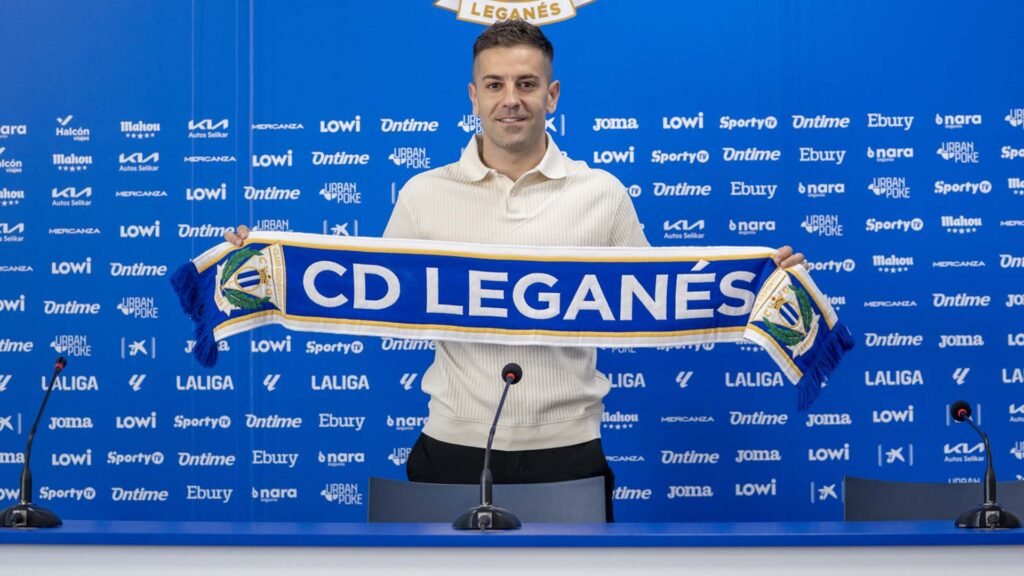 Rubén Peña hace temblar al Leganés con su lesión 1 Rubén Peña en la presentación en su segunda etapa en el Leganés