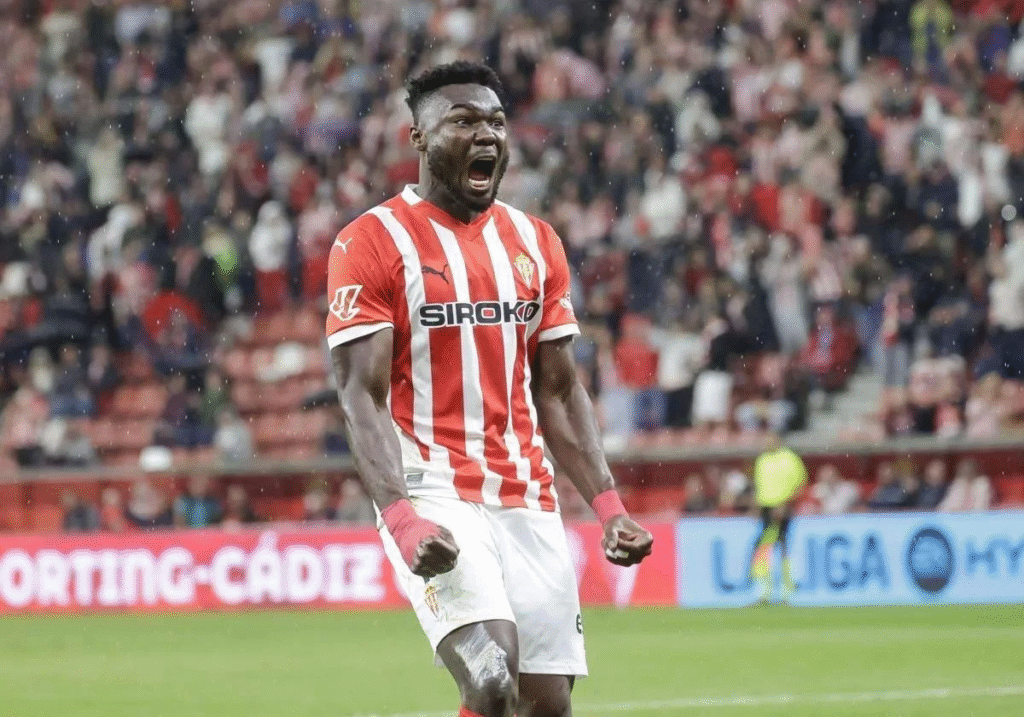 el delantero del Sporting ante las bajas.