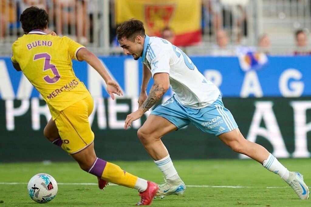 El Real Zaragoza pierde a uno de sus futbolistas más en forma 5 Marcos Cuenca en este inicio con el Real Zaragoza