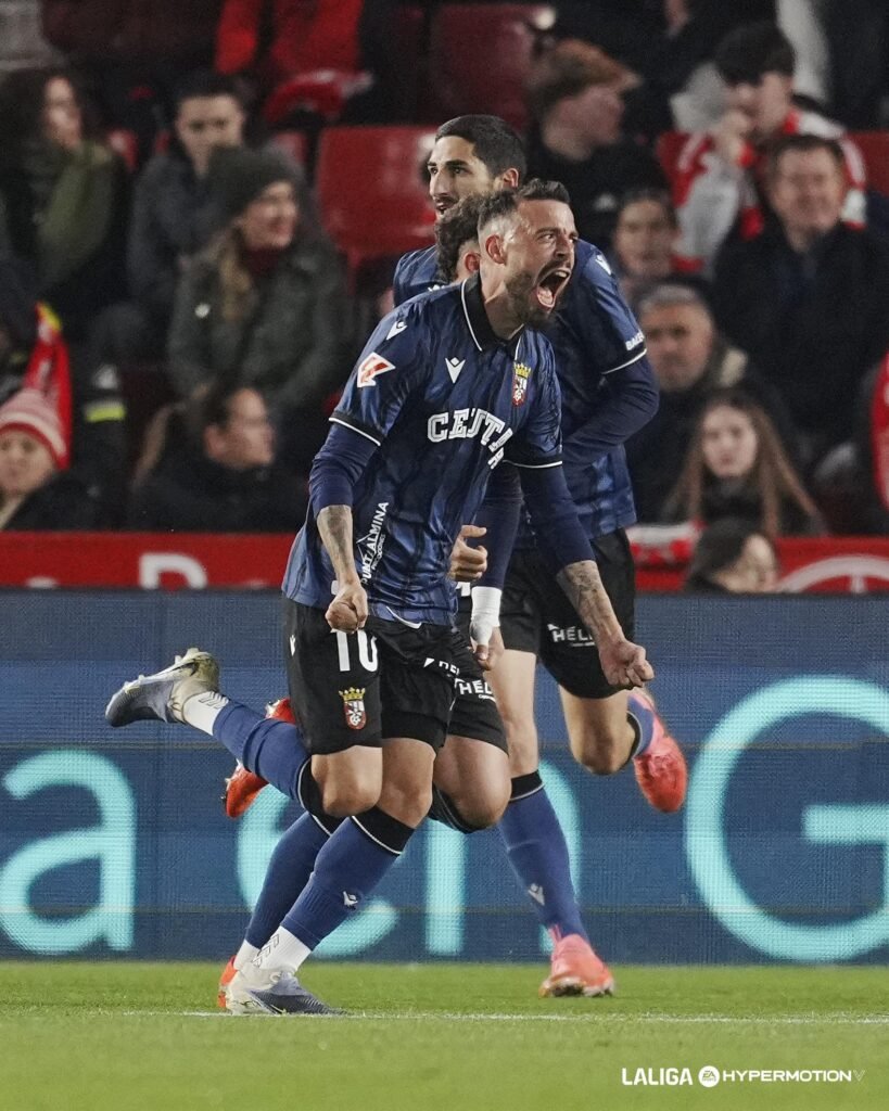 Granada y Ceuta suman en la igualdad 1 Cristian marcó para el Ceuta ante el Granada