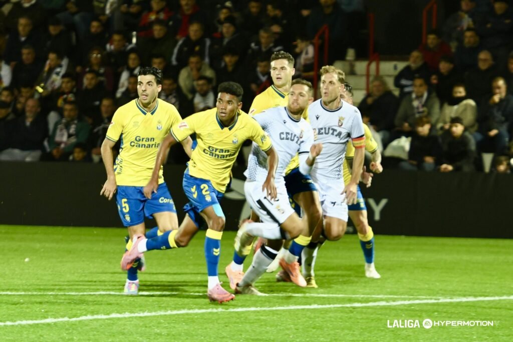 El Ceuta logró empatar a Las Palmas