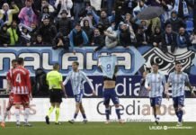 El Málaga vuelve a frenar en seco al Almería