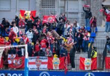 Un doblete de Arribas conduce al Almería hacia el coliderato (1-2)