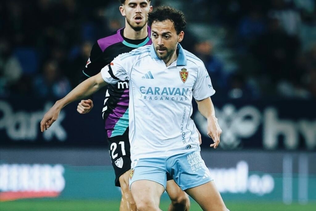 Keidi Bare renace en el Real Zaragoza con la llegada de Sellés 1 Keidi Bare en el Málaga vs Real Zaragoza