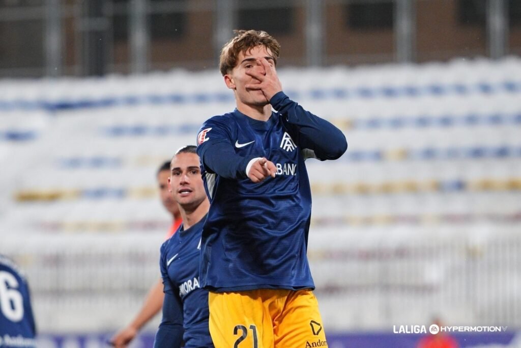 El Andorra logró igualar el tanto inicial de la Cultural Leonesa