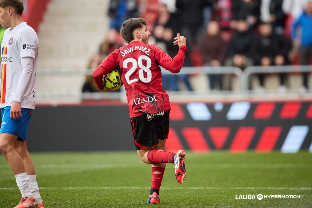 Javi Hernández anotó el gol del Mirandés