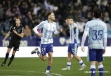 El Málaga le pasa holgadamente por encima al Burgos