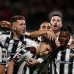 Los jugadores del CD Castellón celebran un gol ante el RC Deportivo de la Coruña en LaLiga Hypermotion
