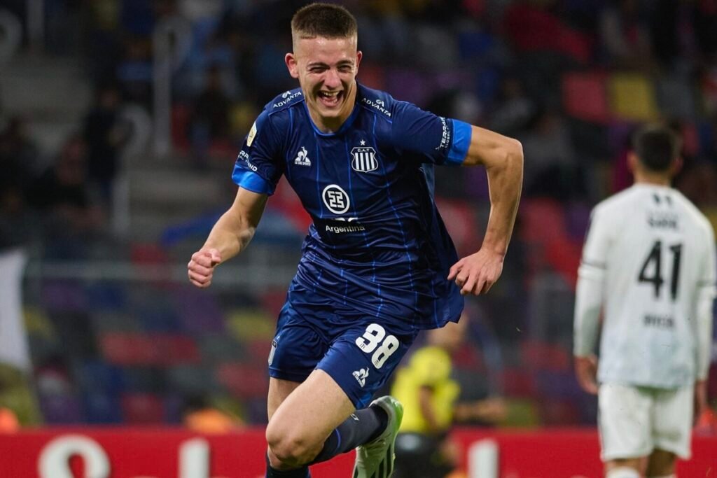 Gustavo Albarracín como jugador de Talleres