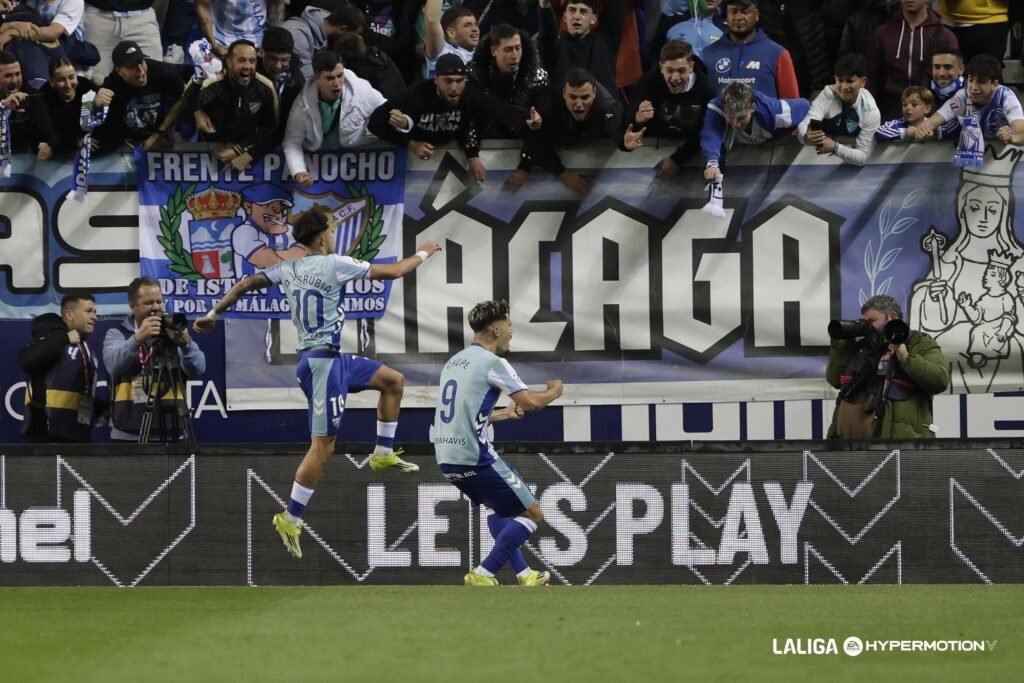Chupe y Larrubia en el empate del Málaga