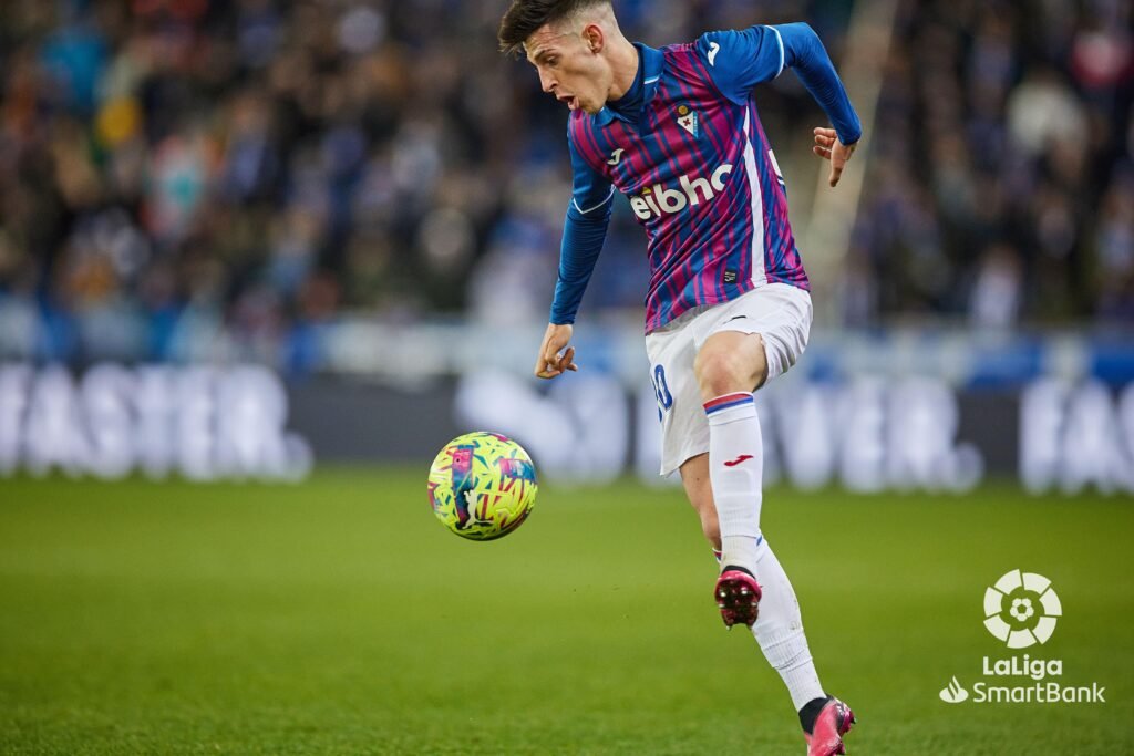 Imanol García de Albéniz en su primera etapa como jugador del Eibar
