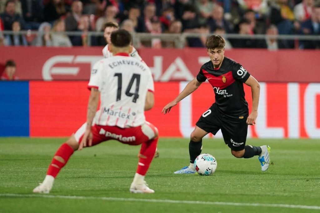 Pablo Torre esta temporada con el Mallorca