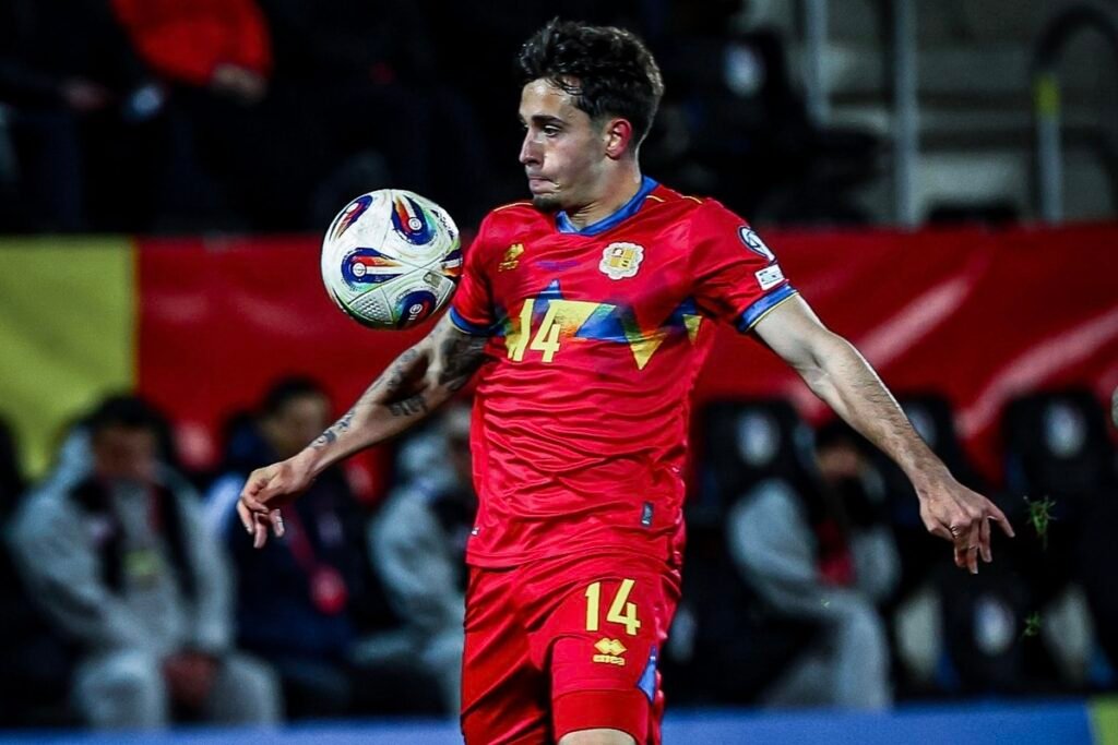 El Andorra manda a su fichaje al vivero nacional 2 Arón Rodrigo con la selección absoluta de Andorra