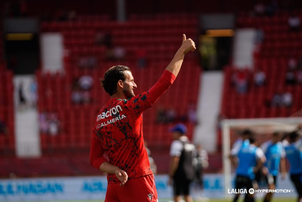Baptistao en el UD Almería Stadium